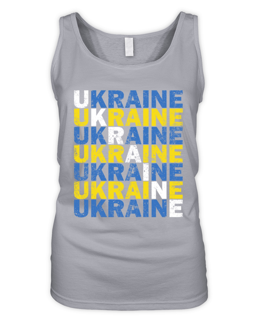 Ukraine Vintage Flag Shirt Ukrainian Gifts Organic Women's Tank Top