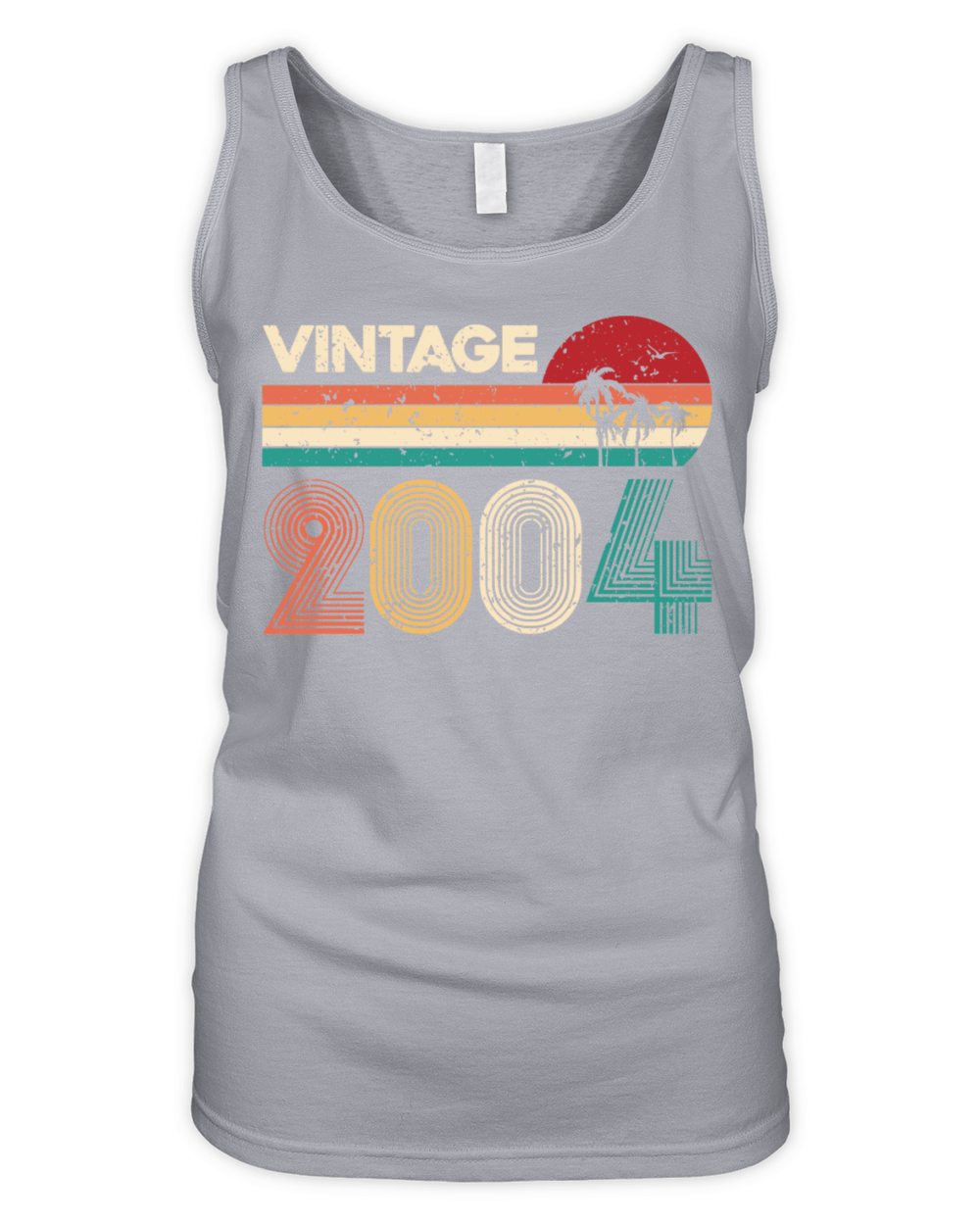Vintage 2004 Retro Birthday Gift Men Woman Gifts Organic Women's Tank Top