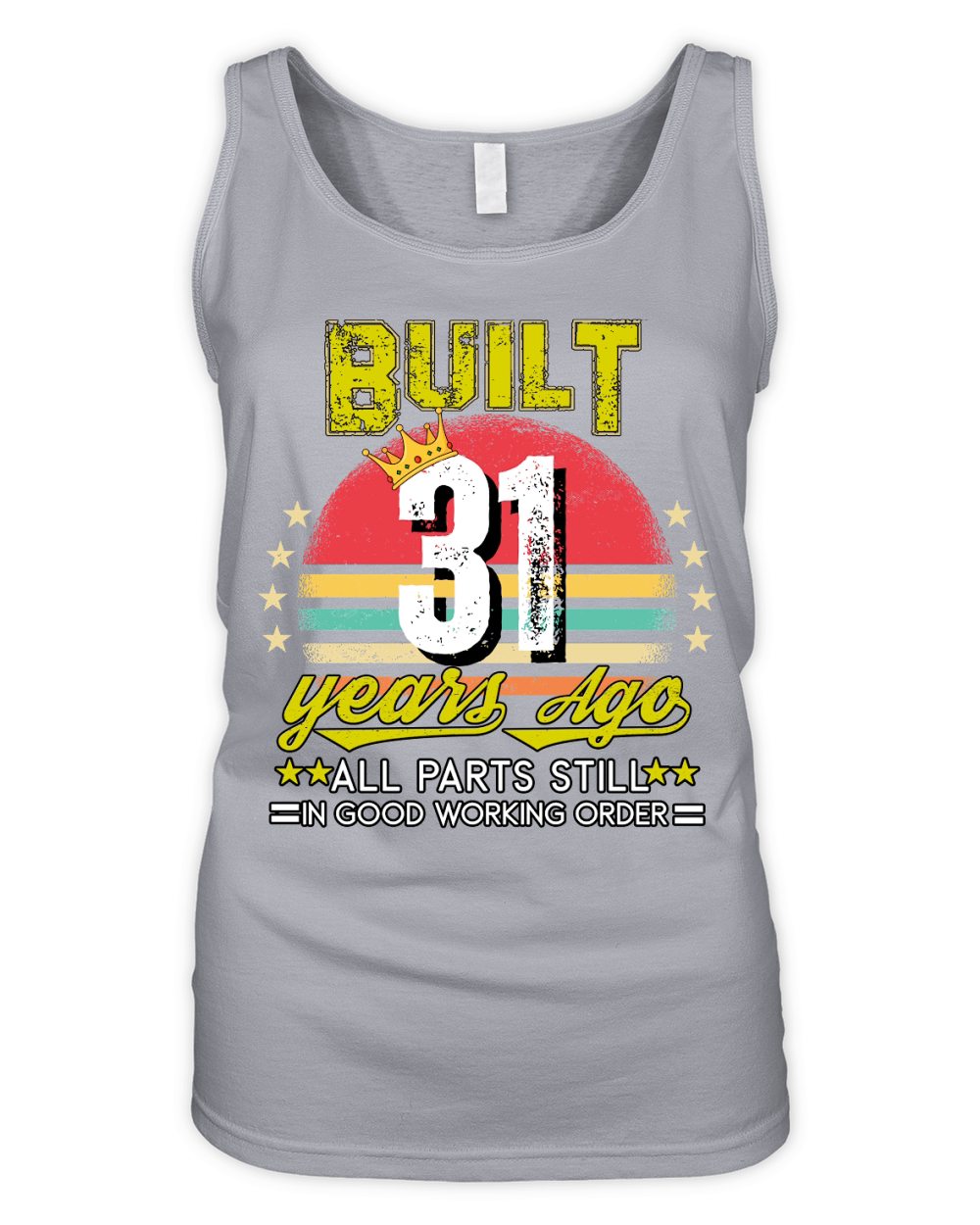 Vintage Birthday 31 Organic Women's Tank Top