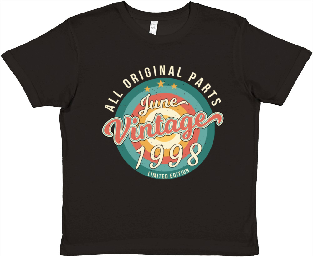 Birth Month June 1998 Premium Kids Crewneck T-shirt