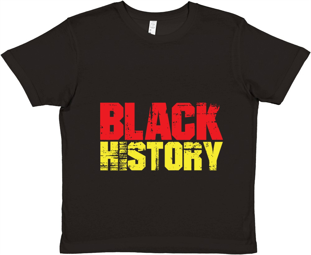 BLACK HISTORY Premium Kids Crewneck T-shirt