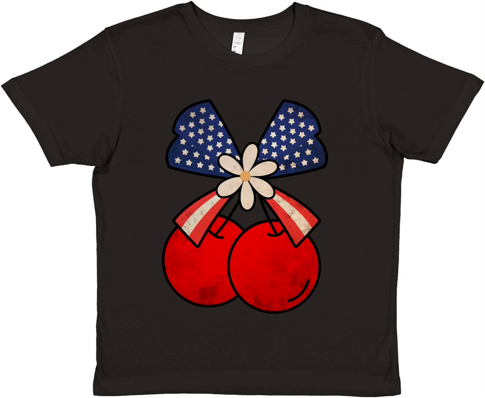 Cherry Premium Kids Crewneck T-shirt