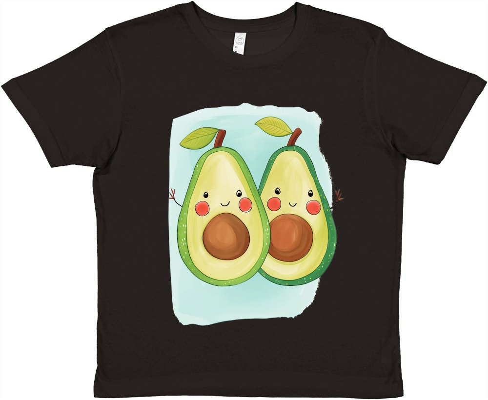 Cute Avocado Lover Premium Kids Crewneck T-shirt