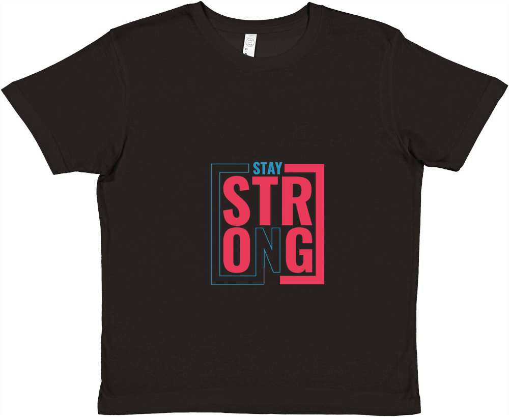 Stay Strong 03 Premium Kids Crewneck T-shirt