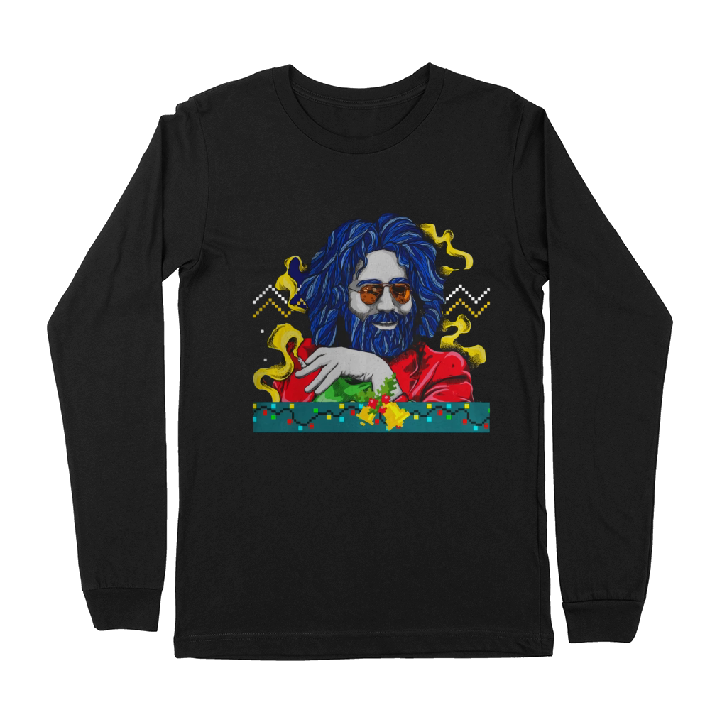 Jerry garcia Grateful Dead Merry Christmas Premium Long Sleeve