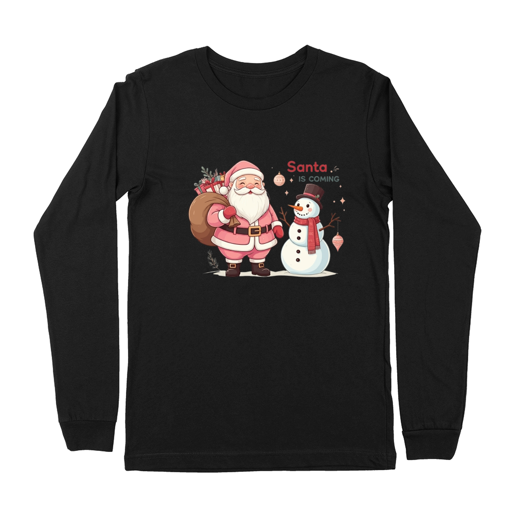 Santa iss coming Chistmas Premium Long Sleeve