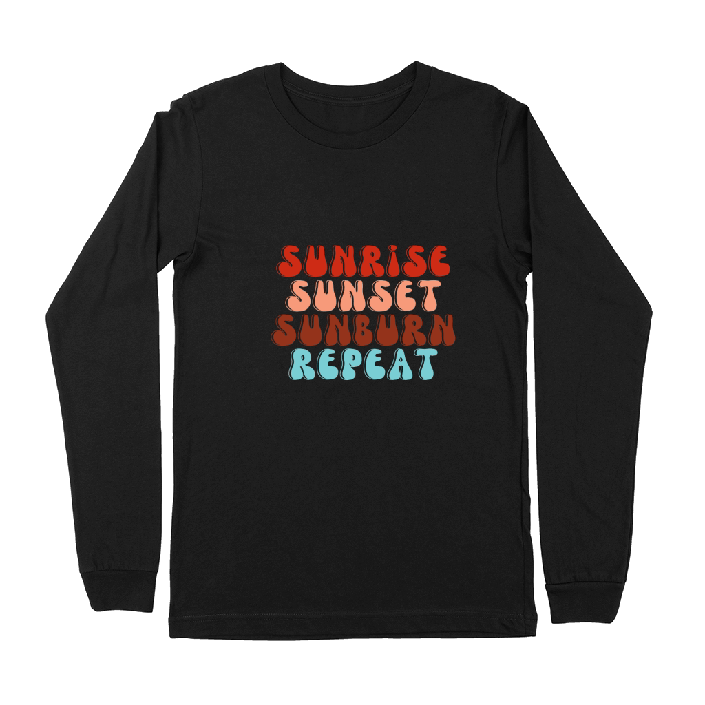 Sunrise sunset sunburn repeat Retro 02 Premium Long Sleeve