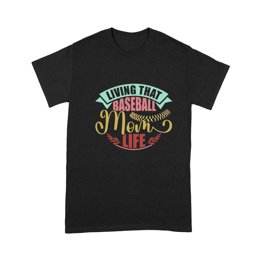 Living That Baseball Mom Life Premium T-shirt