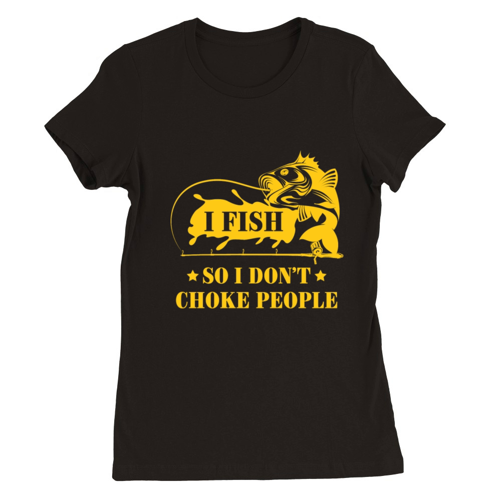 Perfect Costume For Fishing Lover. Gift For Dad Premium Womens Crewneck T-shirt