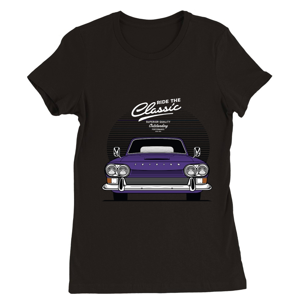 Vintage Car 19 Premium Womens Crewneck T-shirt