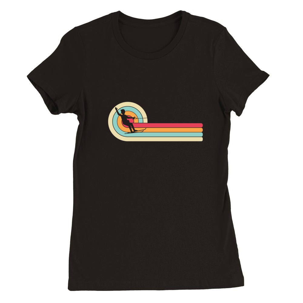 Water Sports Water Skiing water skis men Water Ski vintage Premium Womens Crewneck T-shirt
