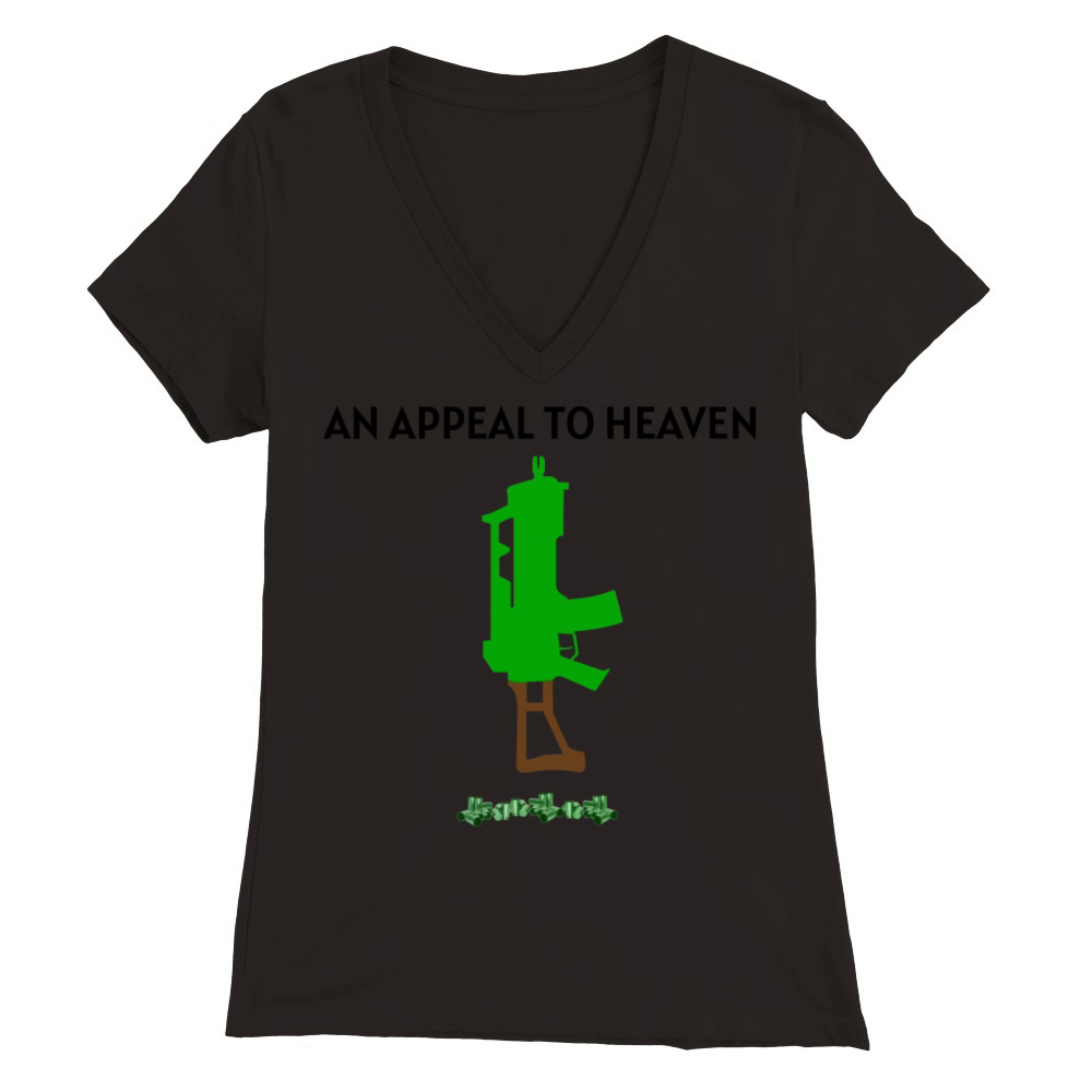 Appeal to Heaven Pine Tree Flag Variation Premium Womens V-Neck T-shirt