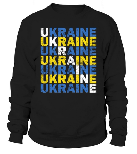 Ukraine Vintage Flag Shirt Ukrainian Gifts Sweatshirt Unisex
