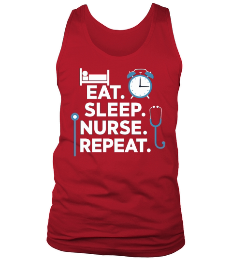 Eat Sleep Nurse Repeat Tank Top Unisex