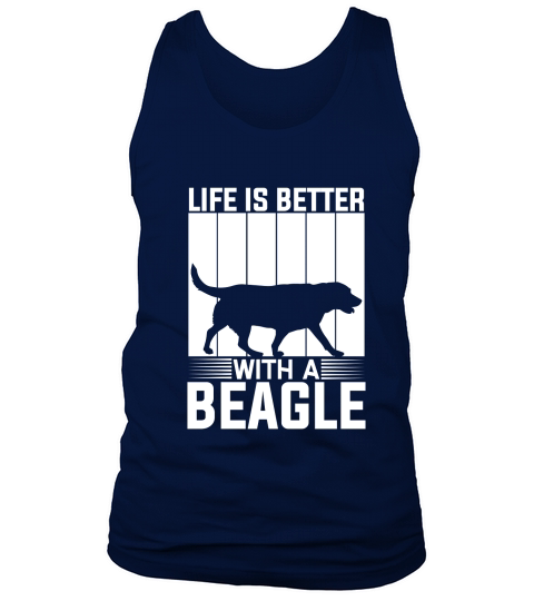 Life is better with a beagle 03 Tank Top Unisex