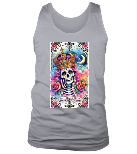 The Drama Queen Tarot Card 11 Tank Top Unisex
