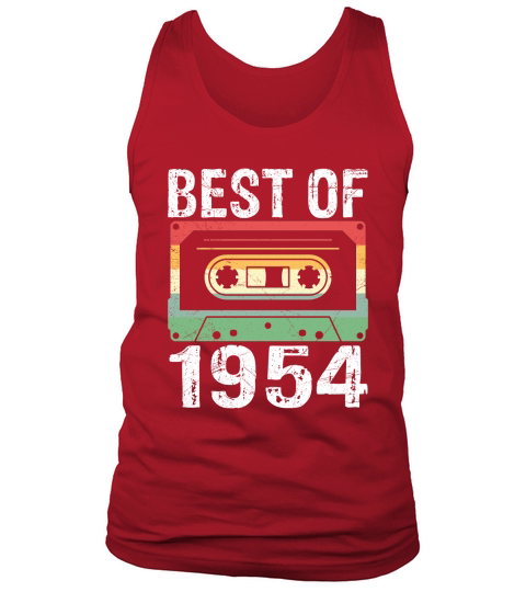 Vintage Best of 1954 Birthday Tank Top Unisex