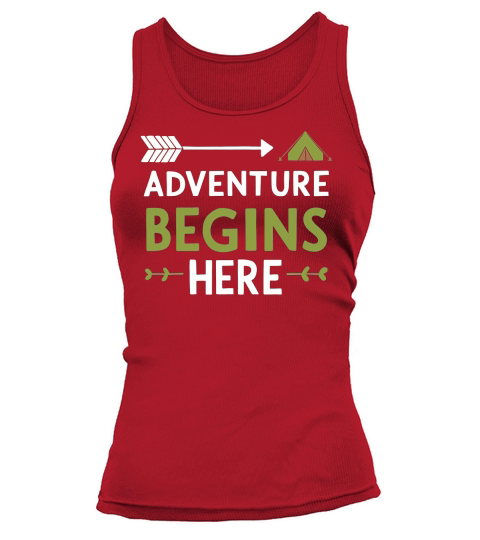 Adventure begins here Tank top Woman