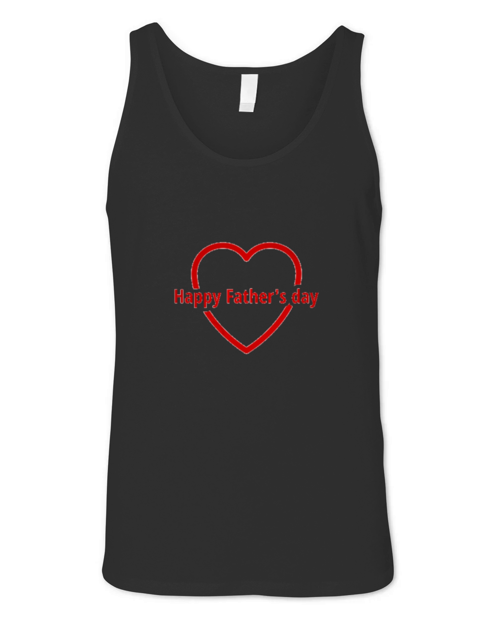 Happy Fathers Day Design Unisex Jersey Tank