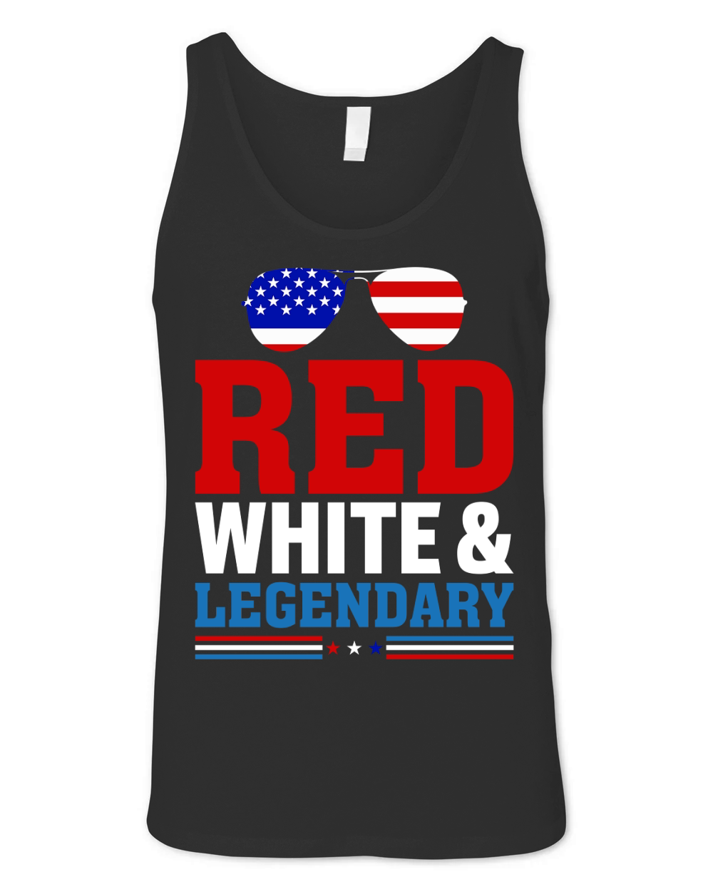 Red white legendary Unisex Jersey Tank