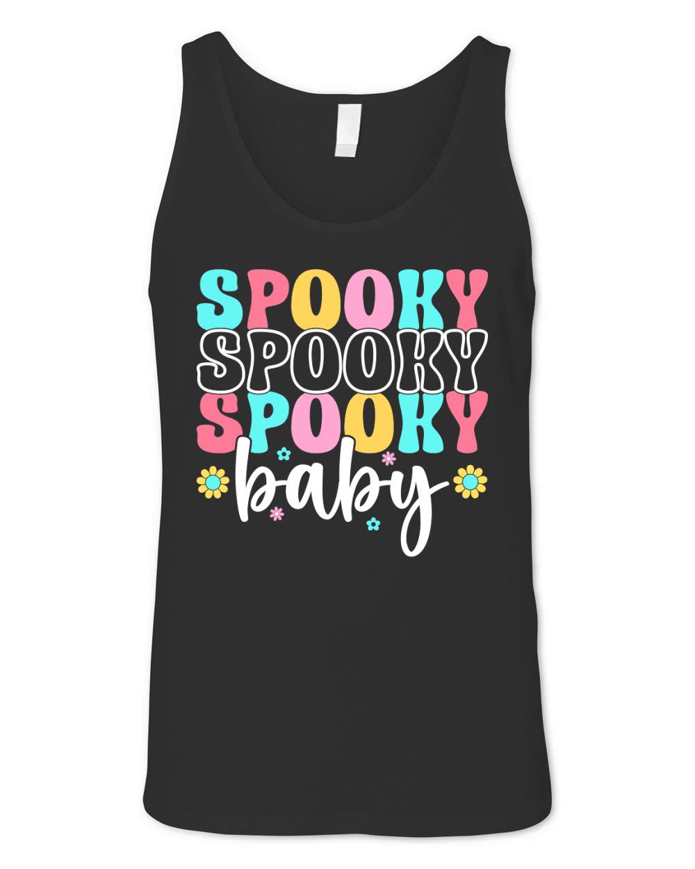 Spooky Spooky Spooky baby Unisex Jersey Tank
