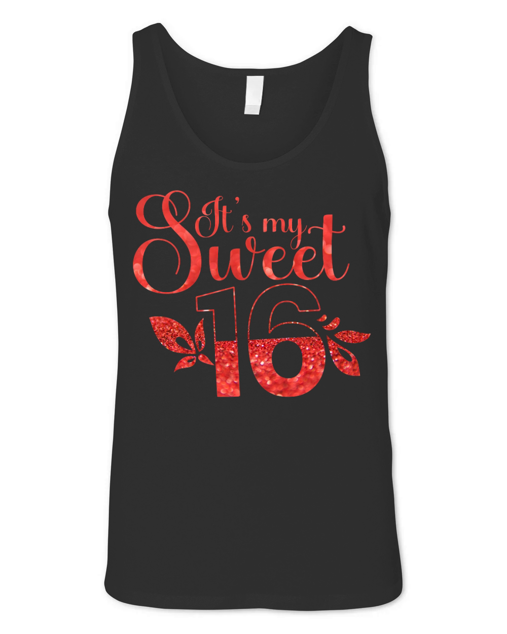 Sweet 16 Birthday Unisex Jersey Tank