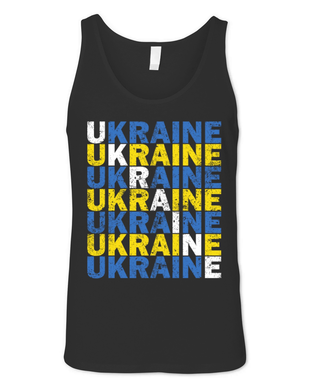 Ukraine Vintage Flag Shirt Ukrainian Gifts Unisex Jersey Tank