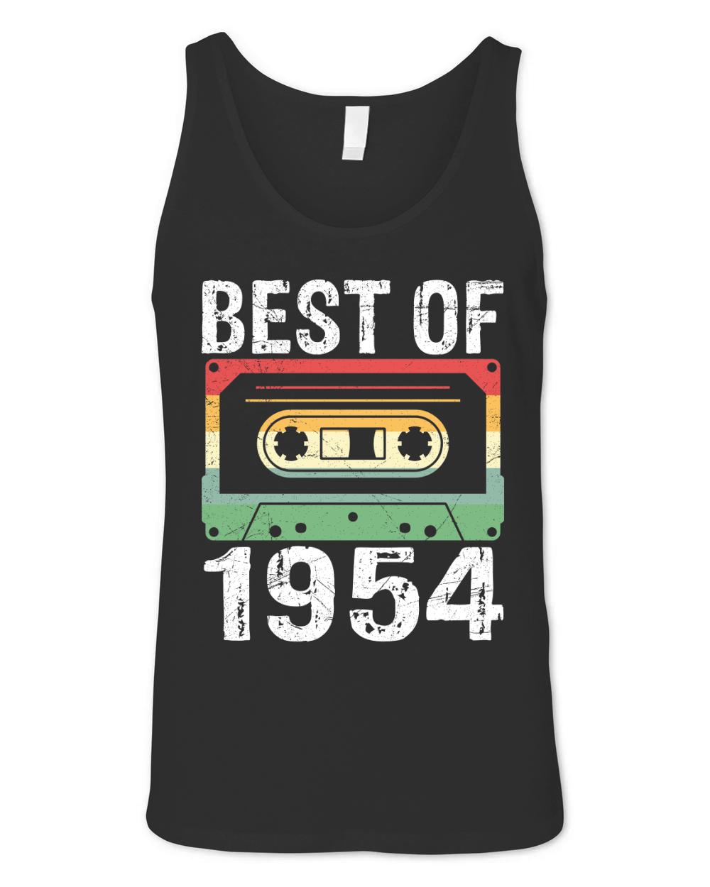 Vintage Best of 1954 Birthday Unisex Jersey Tank