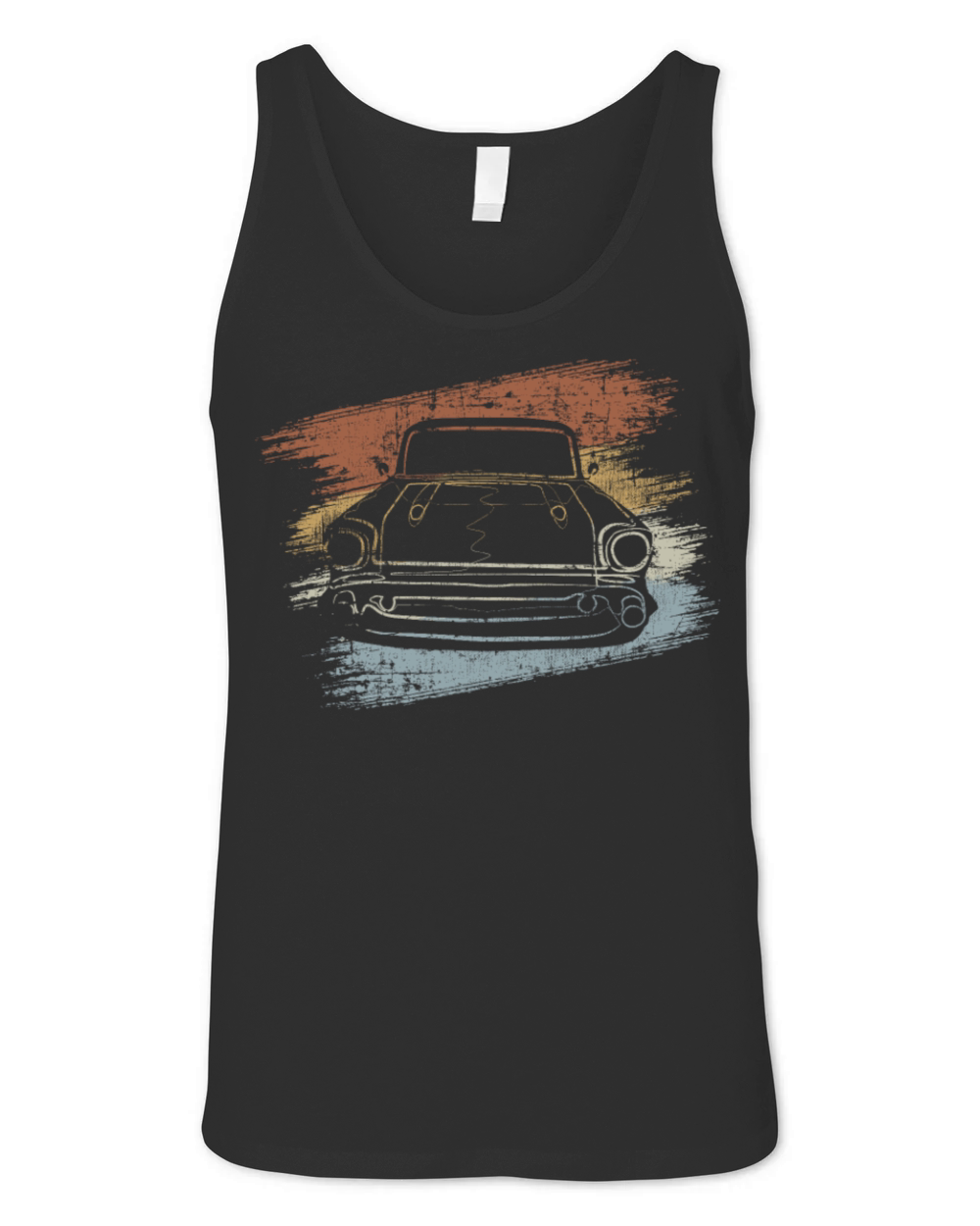 Vintage Car Unisex Jersey Tank