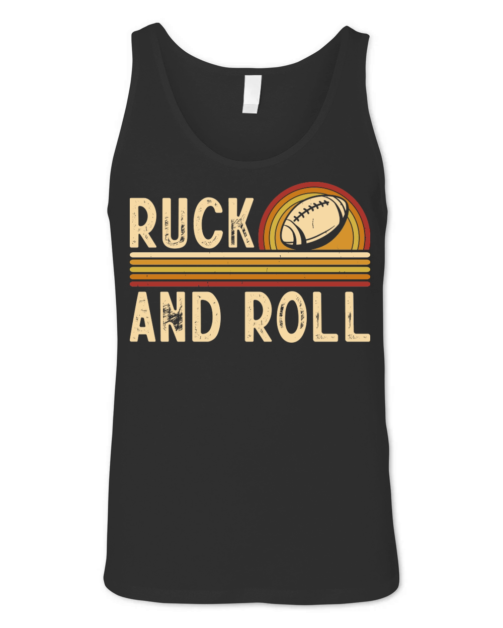 Vintage Rugby Player ruck and roll Unisex Jersey Tank