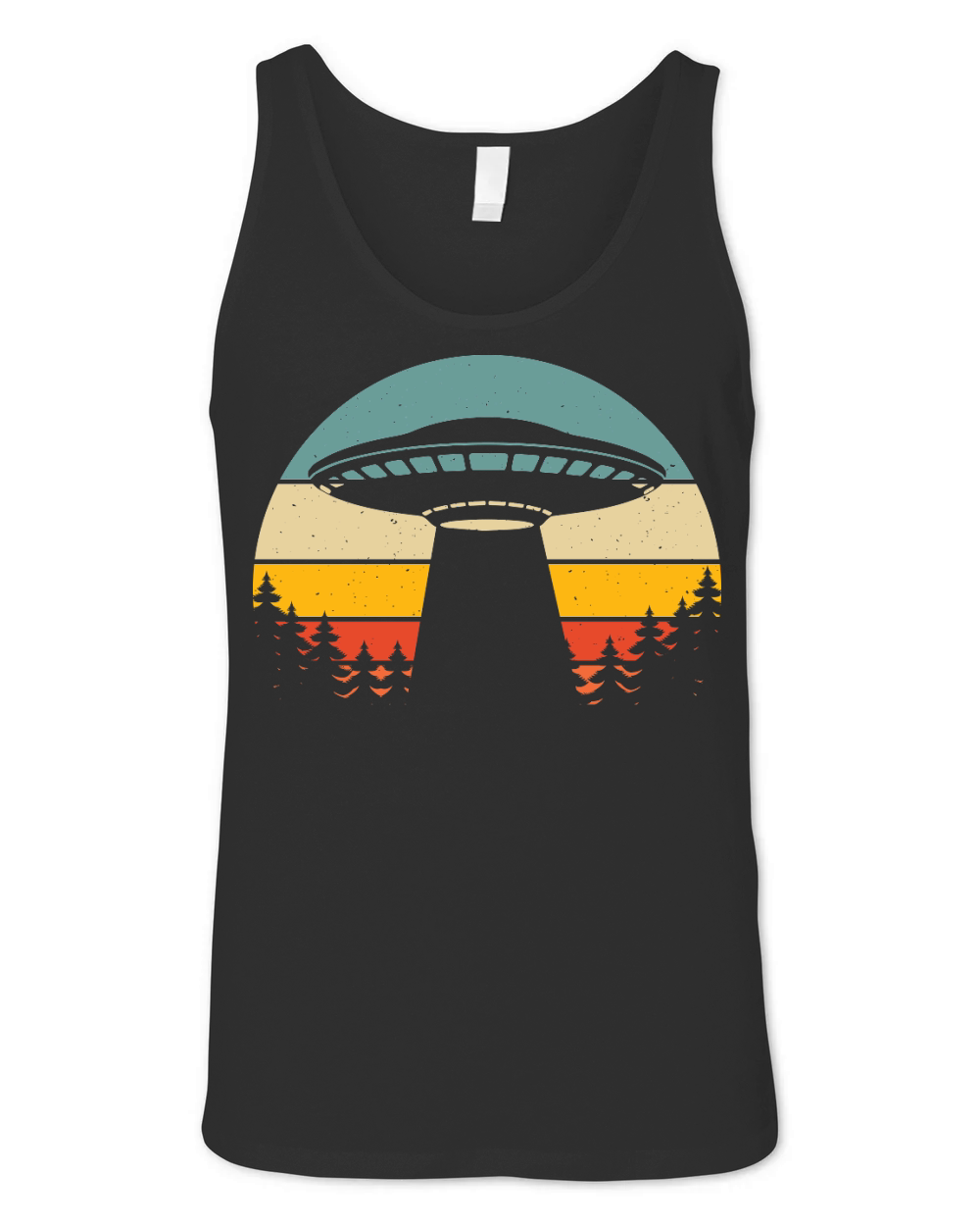 Vintage UFO Alien 09 Unisex Jersey Tank