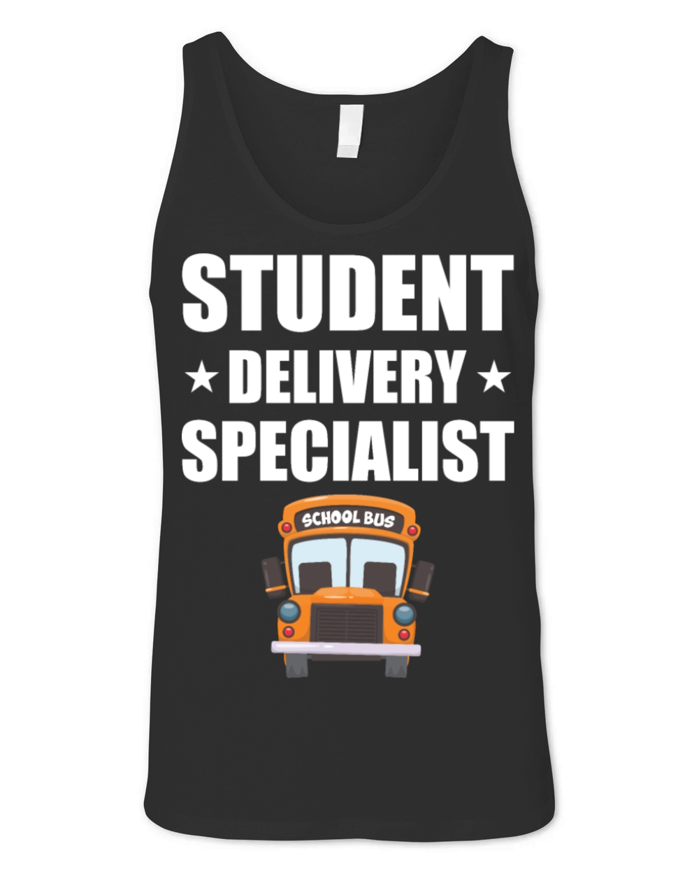 Yellow Schoolbus Driver Student Delivery Unisex Jersey Tank