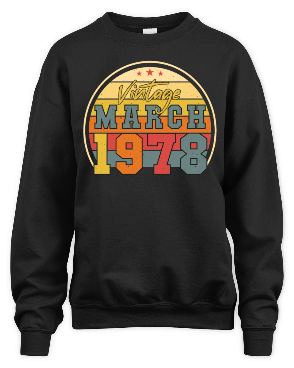 1978 March Vintage Funny Unisex Premium Crewneck Sweatshirt