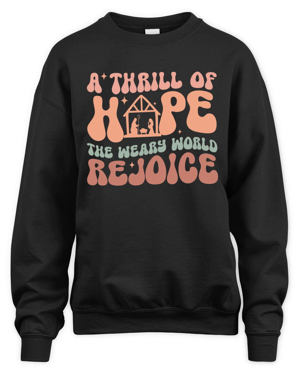 A thrill of hope Unisex Premium Crewneck Sweatshirt