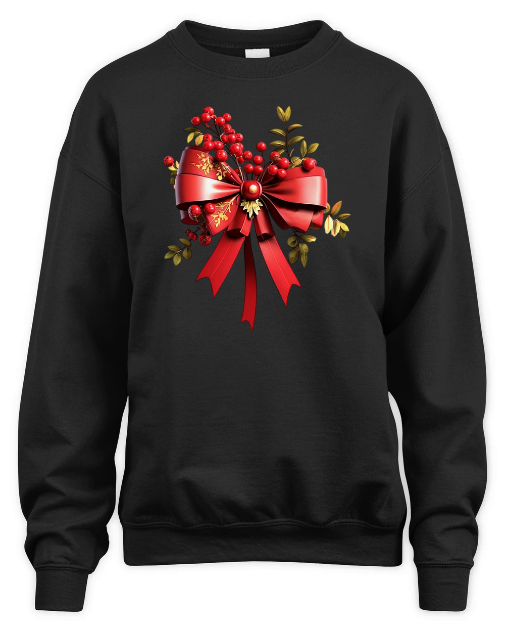 Fall Coquette bow sublimation 05 Unisex Premium Crewneck Sweatshirt
