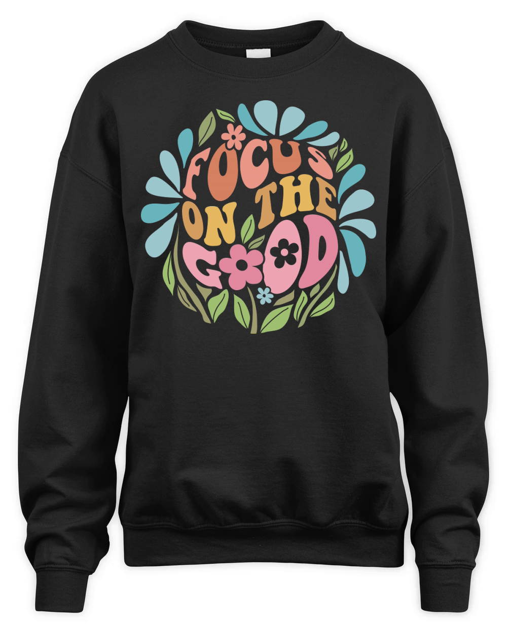 FOCUS ON THE GOOD Unisex Premium Crewneck Sweatshirt