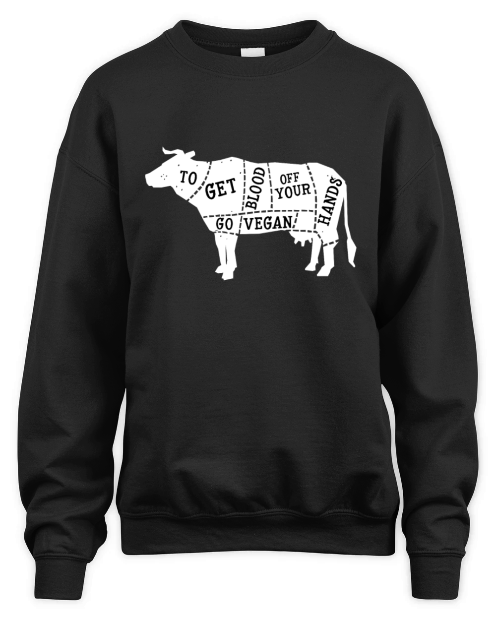 Vegetarian Animal Rights Vegan Animal Liberation Unisex Premium Crewneck Sweatshirt