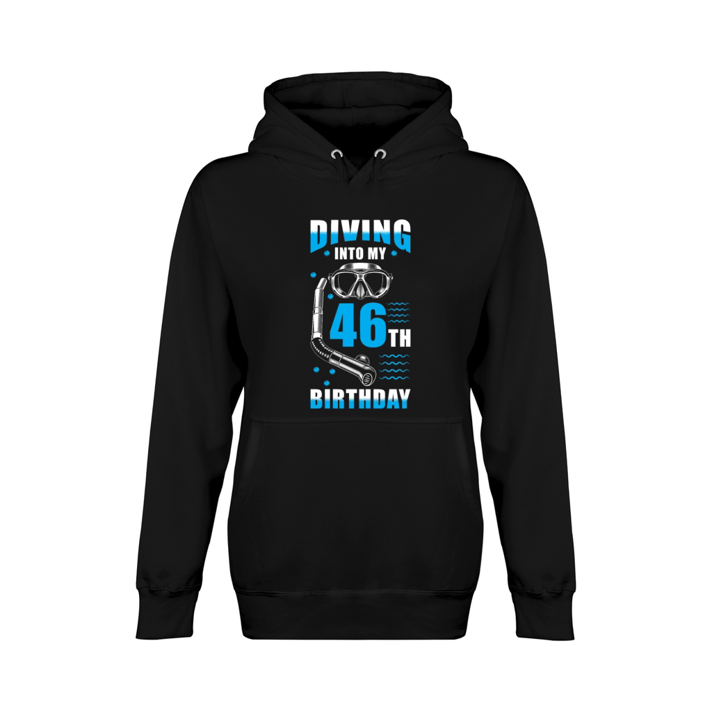 Diver 46th Birthday Gift Unisex Premium Pullover Hoodie