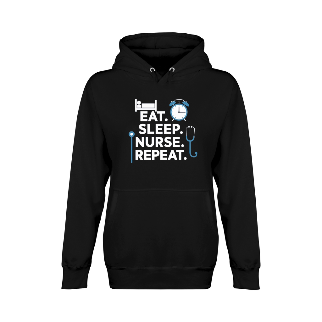Eat Sleep Nurse Repeat Unisex Premium Pullover Hoodie