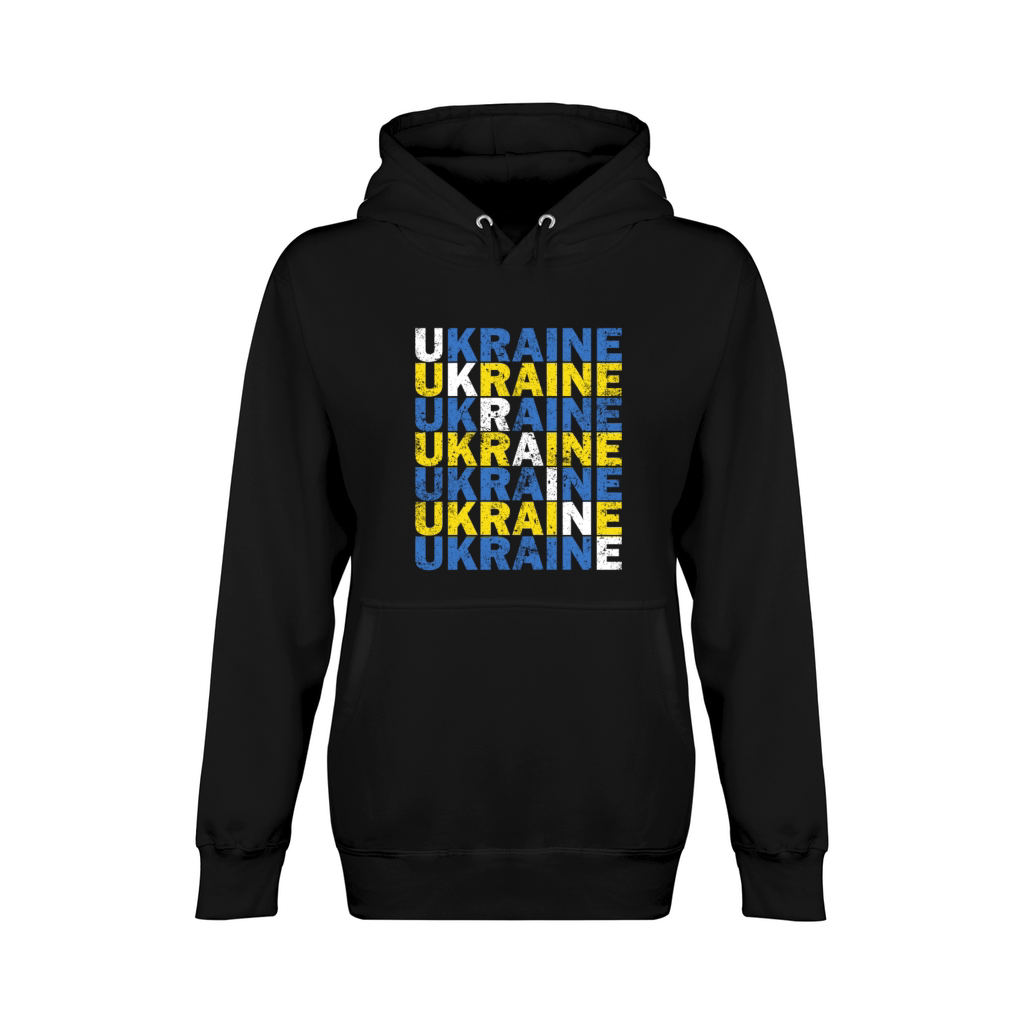 Ukraine Vintage Flag Shirt Ukrainian Gifts Unisex Premium Pullover Hoodie
