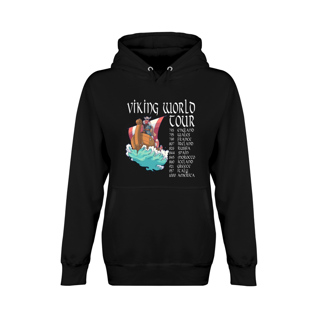 Viking World Tour Vikings Valhalla Odin for a Men Unisex Premium Pullover Hoodie