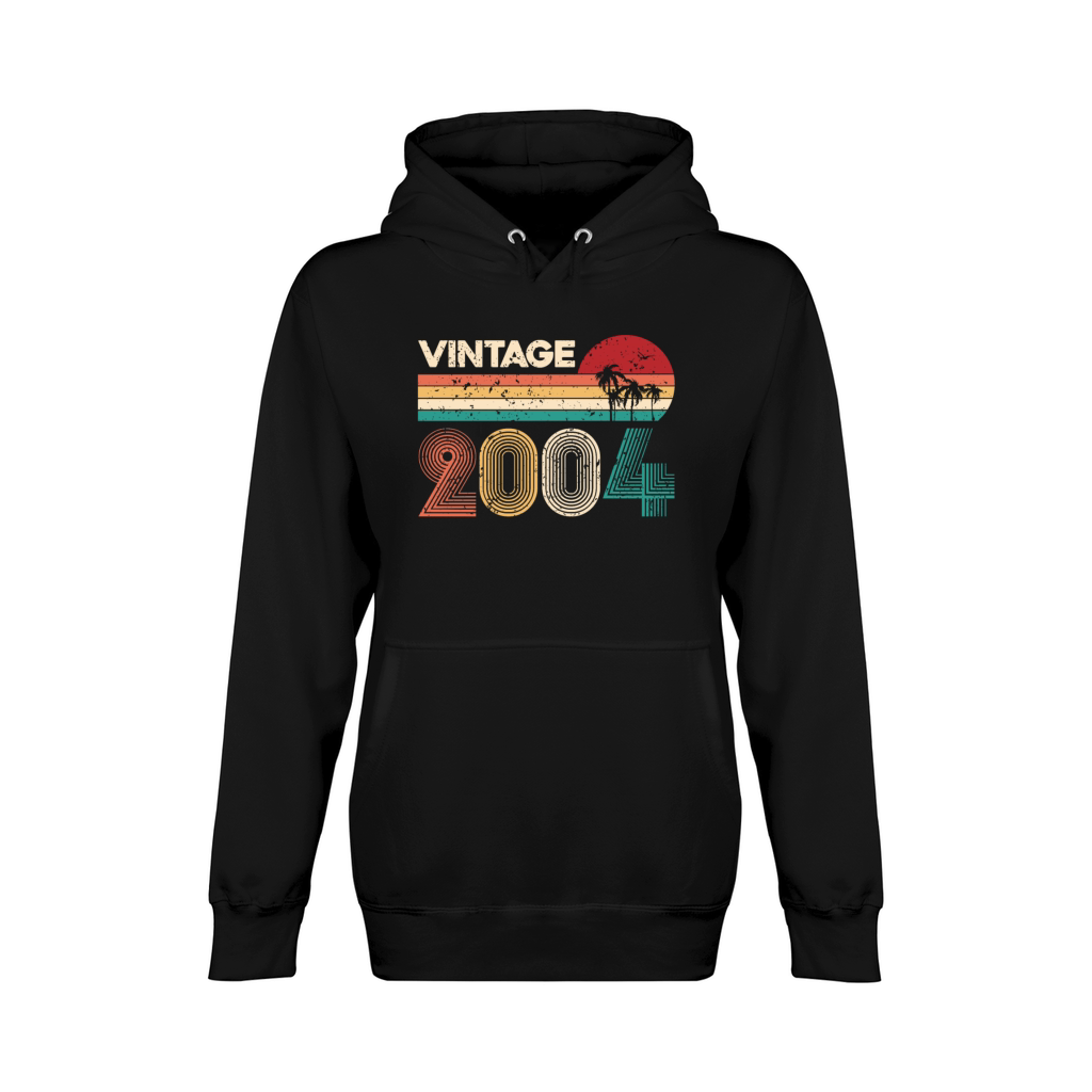 Vintage 2004 Retro Birthday Gift Men Woman Gifts Unisex Premium Pullover Hoodie