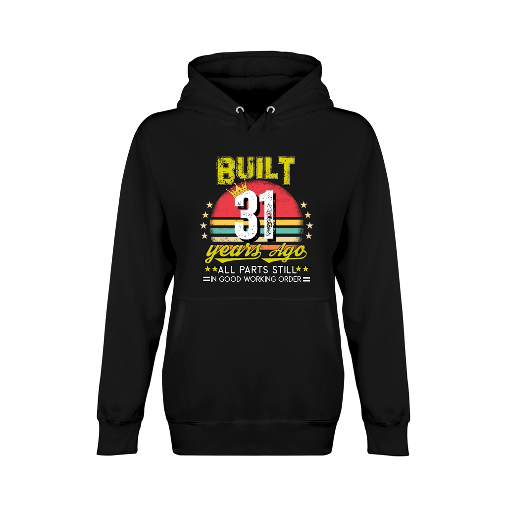 Vintage Birthday 31 Unisex Premium Pullover Hoodie