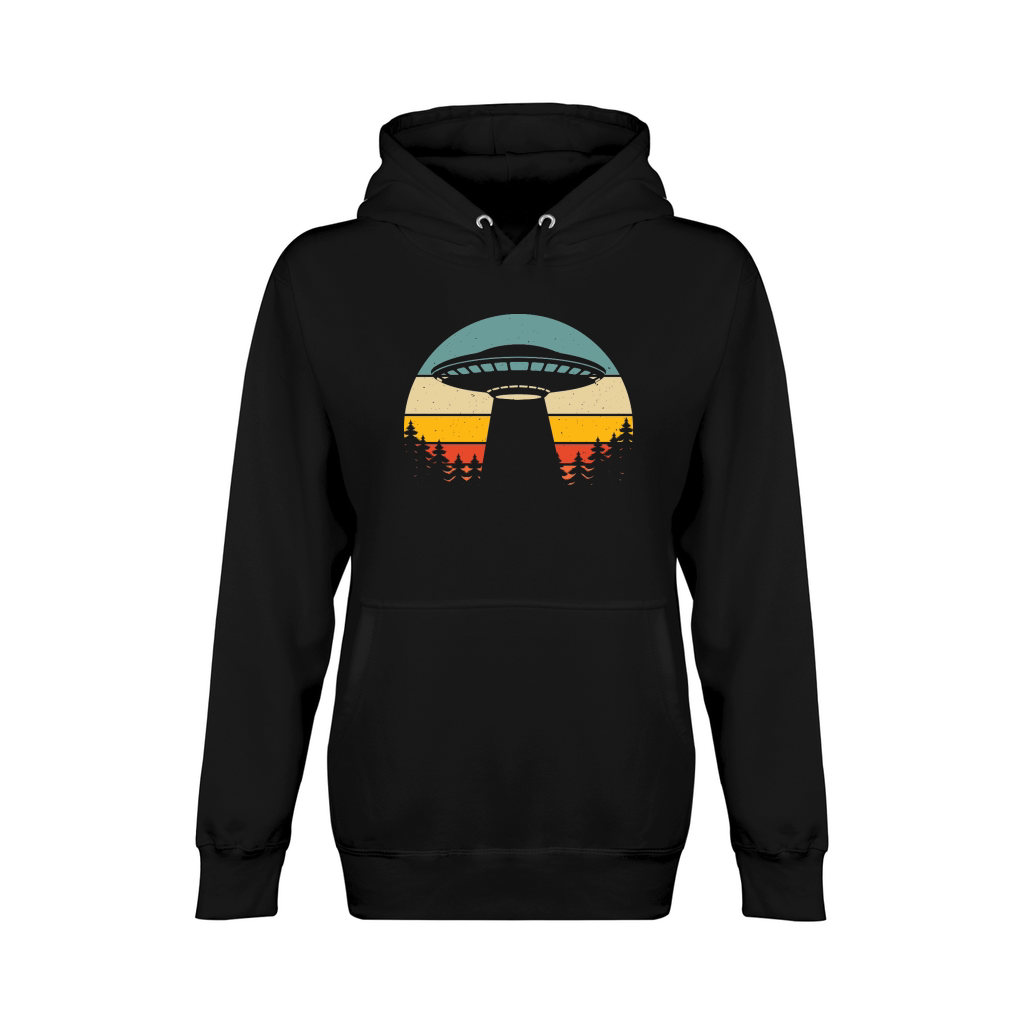 Vintage UFO Alien 09 Unisex Premium Pullover Hoodie