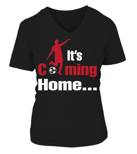 Its Coming Home V-neck T-Shirt Woman