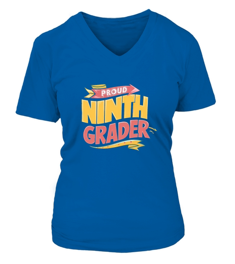 Proud ninth grader 02 V-neck T-Shirt Woman