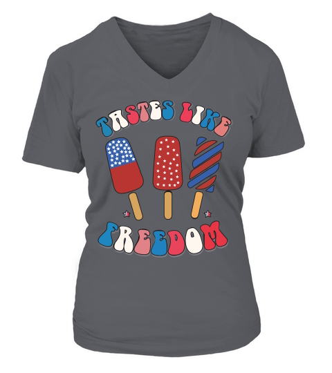Tastes like freedom V-neck T-Shirt Woman