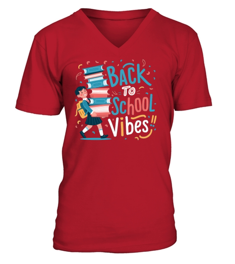 Back to school vibes 2.01 V-Neck T-shirt