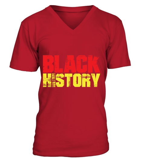 BLACK HISTORY V-Neck T-shirt