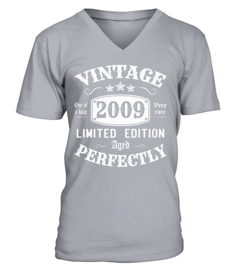 Vintage 2009 Limited Edition Aged Perfectly V-Neck T-shirt